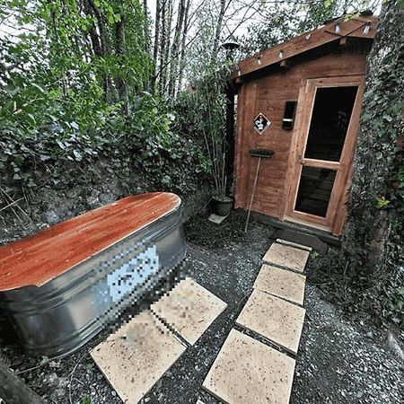 Retro Private Lodge With Hot Tub Nr Dartmoor นิวตันแอบบ็อต ภายนอก รูปภาพ