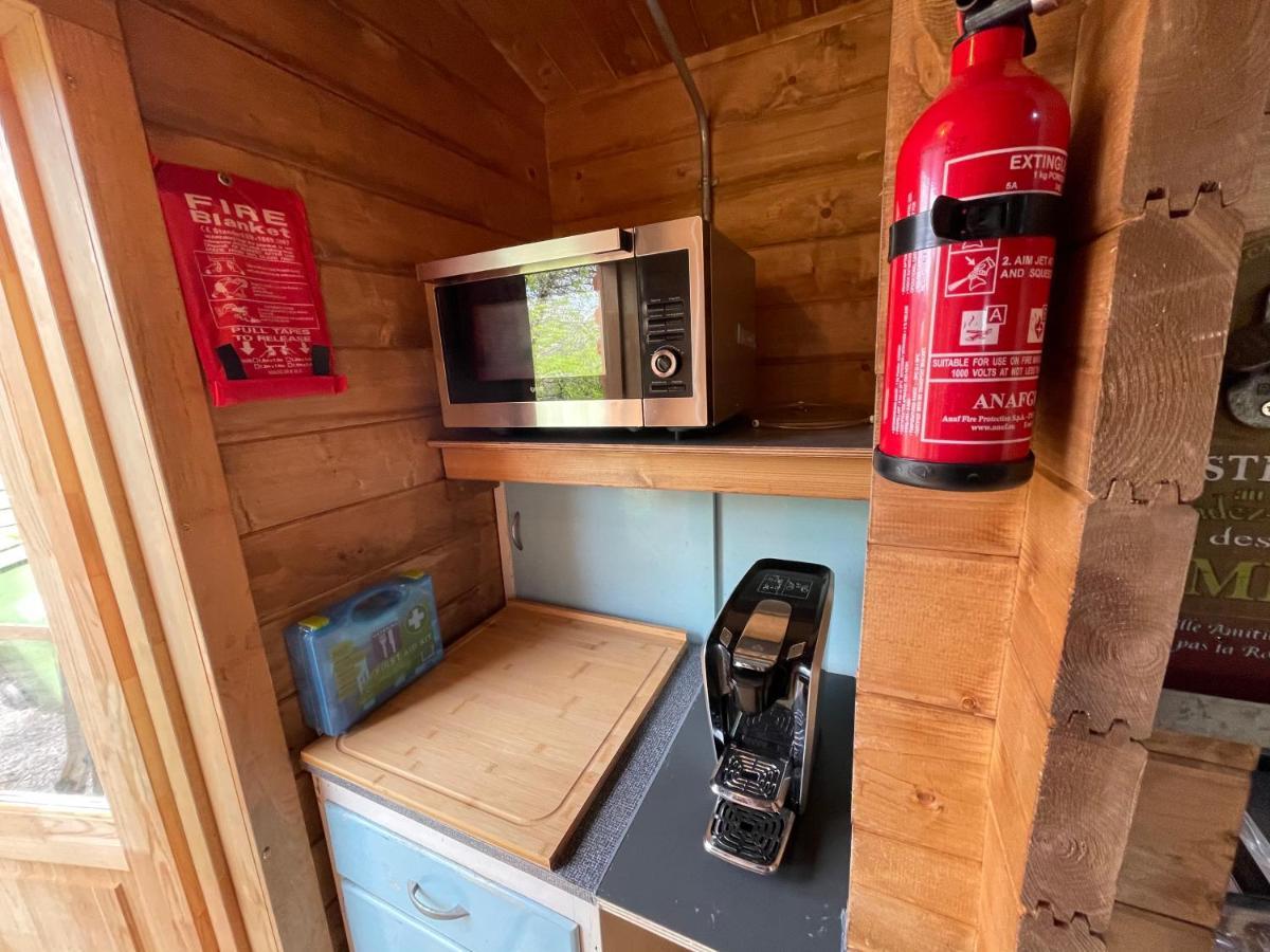 Retro Private Lodge With Hot Tub Nr Dartmoor นิวตันแอบบ็อต ภายนอก รูปภาพ